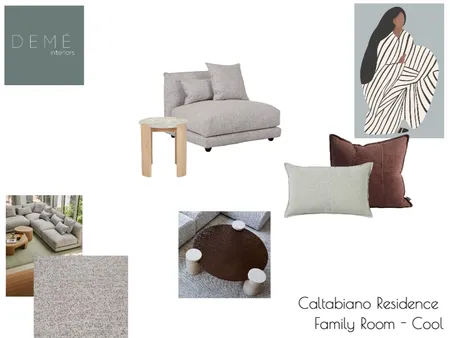 Caltabiano Residence - Family Room - cool Interior Design Mood Board by Demé Interiors on Style Sourcebook