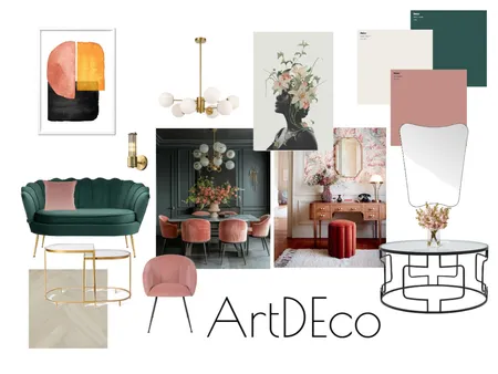 Art Deco Interior Design Mood Board by moneil on Style Sourcebook