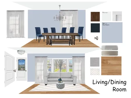 Living/Dining Room 1 Interior Design Mood Board by isabellahartung on Style Sourcebook
