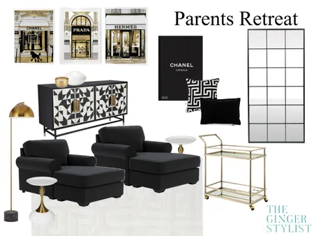 Luxe Parents Retreat Interior Design Mood Board by The Ginger Stylist on Style Sourcebook