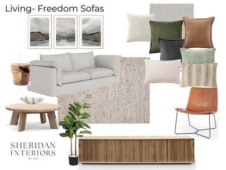 Living - Freedom Sofa- Coffey & Glavinas Interior Design Mood Board by Sheridan Interiors on Style Sourcebook