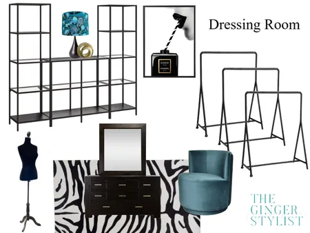 Luxe Dressing Room Interior Design Mood Board by The Ginger Stylist on Style Sourcebook
