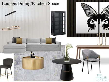 Luxe Kitchen Dining Interior Design Mood Board by The Ginger Stylist on Style Sourcebook