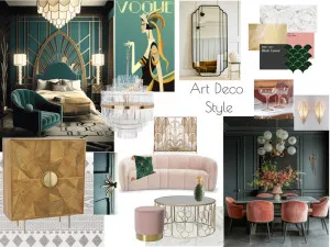 ArtDeco general Interior Design Mood Board by moneil on Style Sourcebook