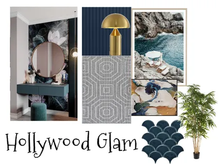 Hollywood Glam design option 2 Interior Design Mood Board by Rekha0220 on Style Sourcebook