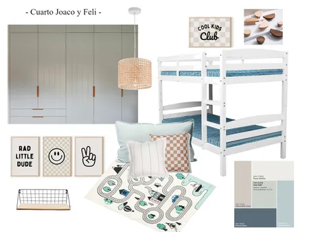 MDQ - Cuarto Joaco y Pipe Interior Design Mood Board by vicky_garcia@hotmail.com on Style Sourcebook