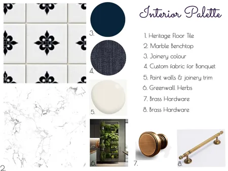 Mod 11 Kitchen/Butlers/Dining Palette Interior Design Mood Board by ONE CREATIVE on Style Sourcebook