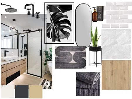 B&W Bathroom 1 Interior Design Mood Board by Erica Zulch on Style Sourcebook