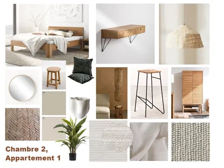 CHAMBRE 2, appartement 1 Interior Design Mood Board by MiaKarim on Style Sourcebook