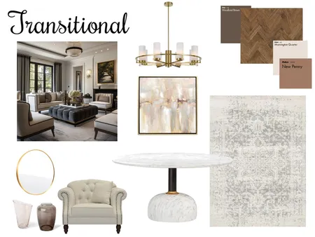 Transitional Design Style Mood Board Interior Design Mood Board by PetaMichael on Style Sourcebook