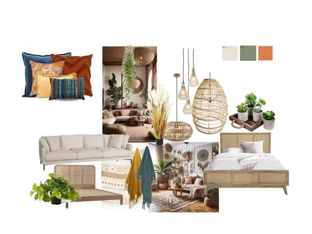 Bohemian Style Board Interior Design Mood Board by TARASINTERIOR on Style Sourcebook