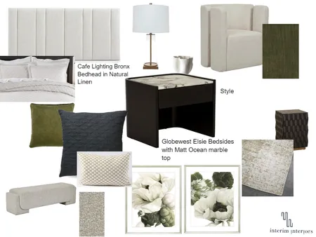 Tony and Silvana Bedroom Interior Design Mood Board by Interim Interiors on Style Sourcebook