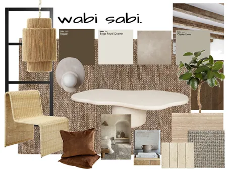 Moodboard one-Design style Wabi Sabi Interior Design Mood Board by Hannah.Crockett on Style Sourcebook