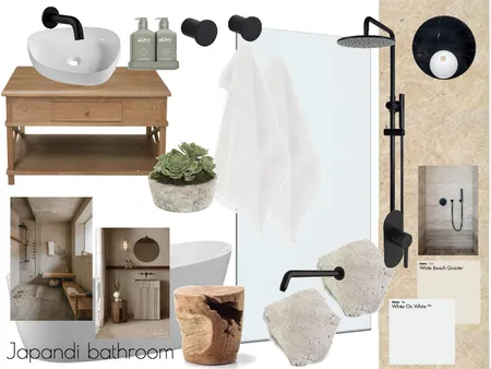 Japandi bathroom. Interior Design Mood Board by Hannah.Crockett on Style Sourcebook