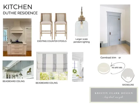 Duthie Residence Kitchen Interior Design Mood Board by Kristin Clark Design on Style Sourcebook