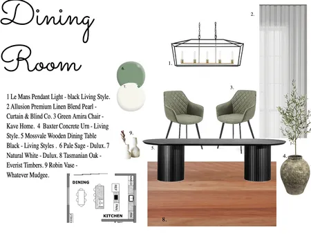 Dining Room Interior Design Mood Board by hainesee on Style Sourcebook