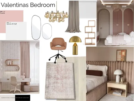 Valentinas Bedroom Module 10 Mood Board Interior Design Mood Board by Genevieve Chase Interior Design on Style Sourcebook