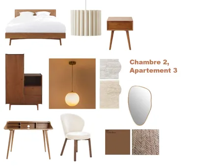 Chambre2, appartement 3 Interior Design Mood Board by MiaKarim on Style Sourcebook