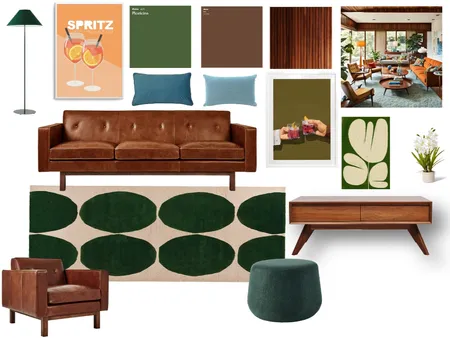 Mid-century modern Interior Design Mood Board by Rika Goosen on Style Sourcebook