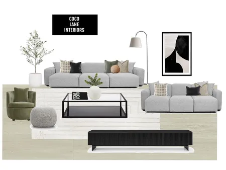 Melville Lounge Room Interior Design Mood Board by CocoLane Interiors on Style Sourcebook