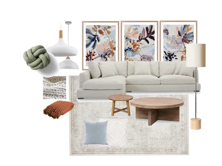 Modern Farmhouse Living Room Interior Design Mood Board by TARASINTERIOR on Style Sourcebook