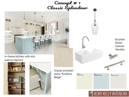 Concept 1 Classic Style Kitchen Interior Design Mood Board by CarCallaghan on Style Sourcebook