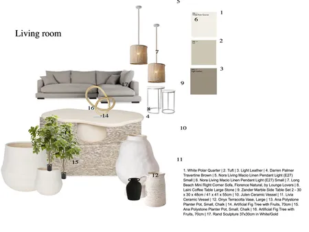 Living room Interior Design Mood Board by Mukundi on Style Sourcebook
