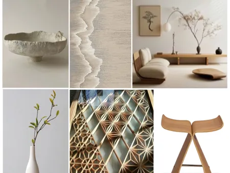 SOFT JAPANESE DESIGN STYLE BOARD Interior Design Mood Board by Anneke Nomura on Style Sourcebook