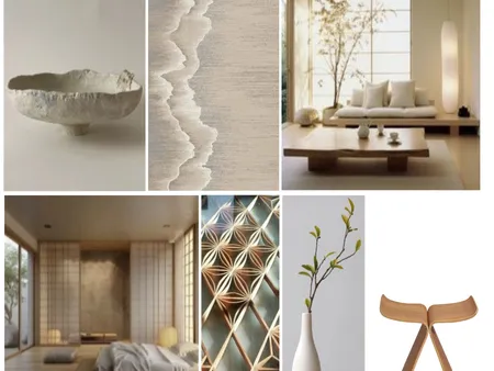 SOFT JAPANESE DESIGN STYLE BOARD Interior Design Mood Board by Anneke Nomura on Style Sourcebook
