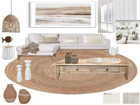 Contemporary Neutral coastal living room Interior Design Mood Board by STUDIO M on Style Sourcebook