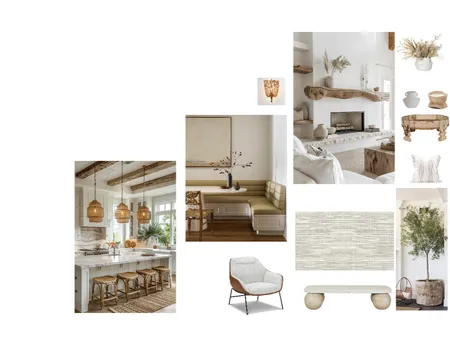 Monochromatic California Style Interior Design Mood Board by DC Designs on Style Sourcebook