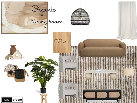 Organic Living room Interior Design Mood Board by C22 Studio on Style Sourcebook