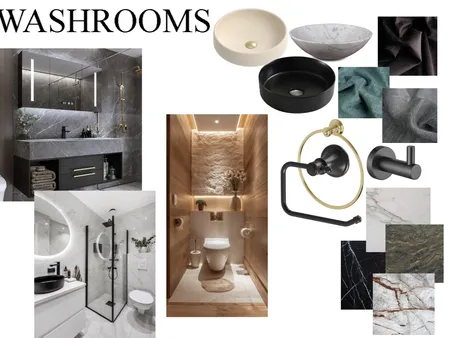 WASHROOM Interior Design Mood Board by wakaba geogrena on Style Sourcebook