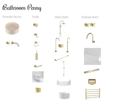 Penny Bathroom. Interior Design Mood Board by OurPenny on Style Sourcebook