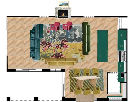 Great Room Space Planning Interior Design Mood Board by dl2407 on Style Sourcebook