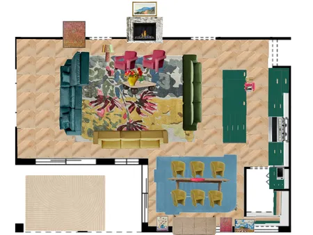 Great Room Space Planning Interior Design Mood Board by dl2407 on Style Sourcebook