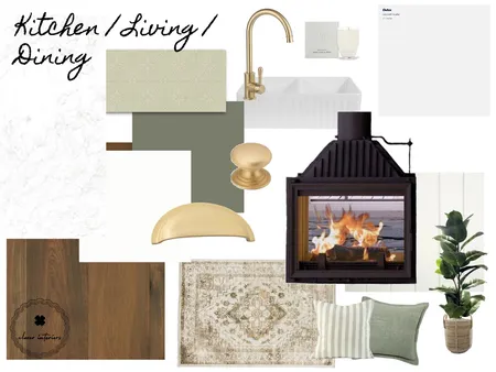 Glenlyn Kitchen/Living/Dining Interior Design Mood Board by CloverInteriors on Style Sourcebook