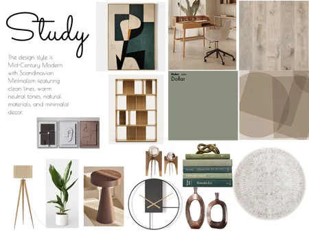 Study Interior Design Mood Board by debz96 on Style Sourcebook