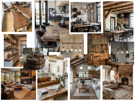 Modern Farmhouse Living Dining Interior Design Mood Board by CGray12 on Style Sourcebook