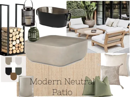 Summer Modern Neutral Patio Interior Design Mood Board by MichaelaM on Style Sourcebook