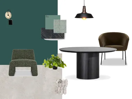 Green Office Interior Design Mood Board by danyescalante on Style Sourcebook