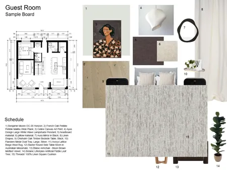 Guest Room Interior Design Mood Board by mmacdonald_ on Style Sourcebook