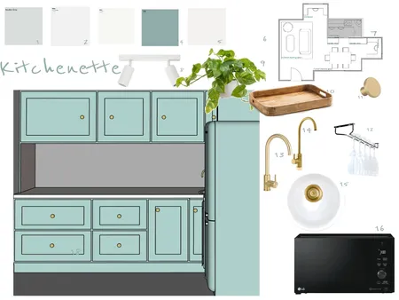 Kitchenette_9_ Interior Design Mood Board by manu' on Style Sourcebook