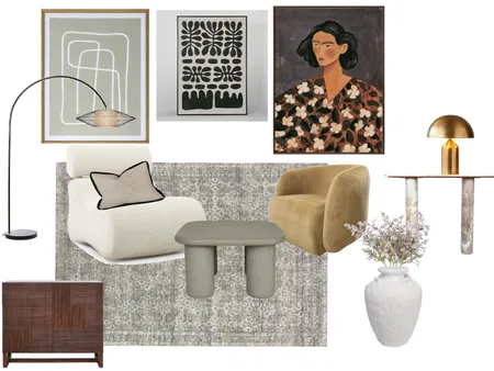 Retro interior moodboard Interior Design Mood Board by Zo Building on Style Sourcebook