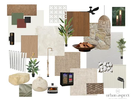 Balinese Outdoor Living Interior Design Mood Board by Urban Aspect Build Planning & Interior Design on Style Sourcebook