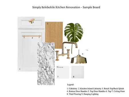 Simply Relebohile Kitchen Renovation - Sample Board Interior Design Mood Board by Paballo on Style Sourcebook