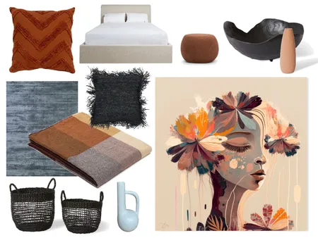 Serene Rust Interior Design Mood Board by Fiona Russell on Style Sourcebook