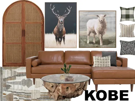 KOBE MAN CAVE Interior Design Mood Board by Oz Art on Style Sourcebook