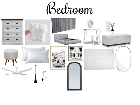 bedroom Interior Design Mood Board by asher.poole@lindisfarne.nsw.edu.au on Style Sourcebook