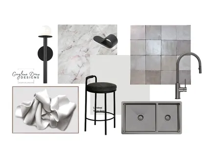 Subtle Luxe Kitchen Interior Design Mood Board by Gaylene Drew Designs on Style Sourcebook